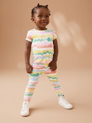 Rainbow Rib Jersey Leggings (3mths-7yrs) - Image 2 of 7