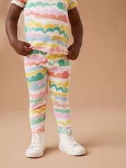 Rainbow Rib Jersey Leggings (3mths-7yrs) - Image 3 of 7