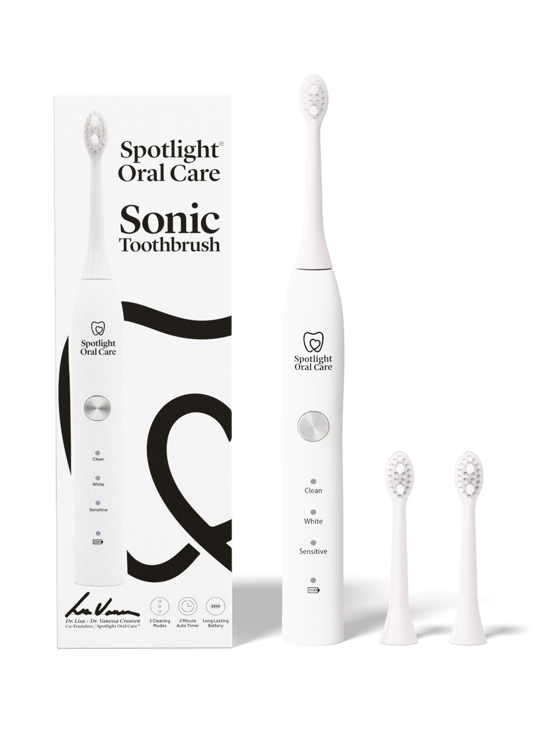 Spotlight Oral Care Sonic Toothbrush in White - Image 4