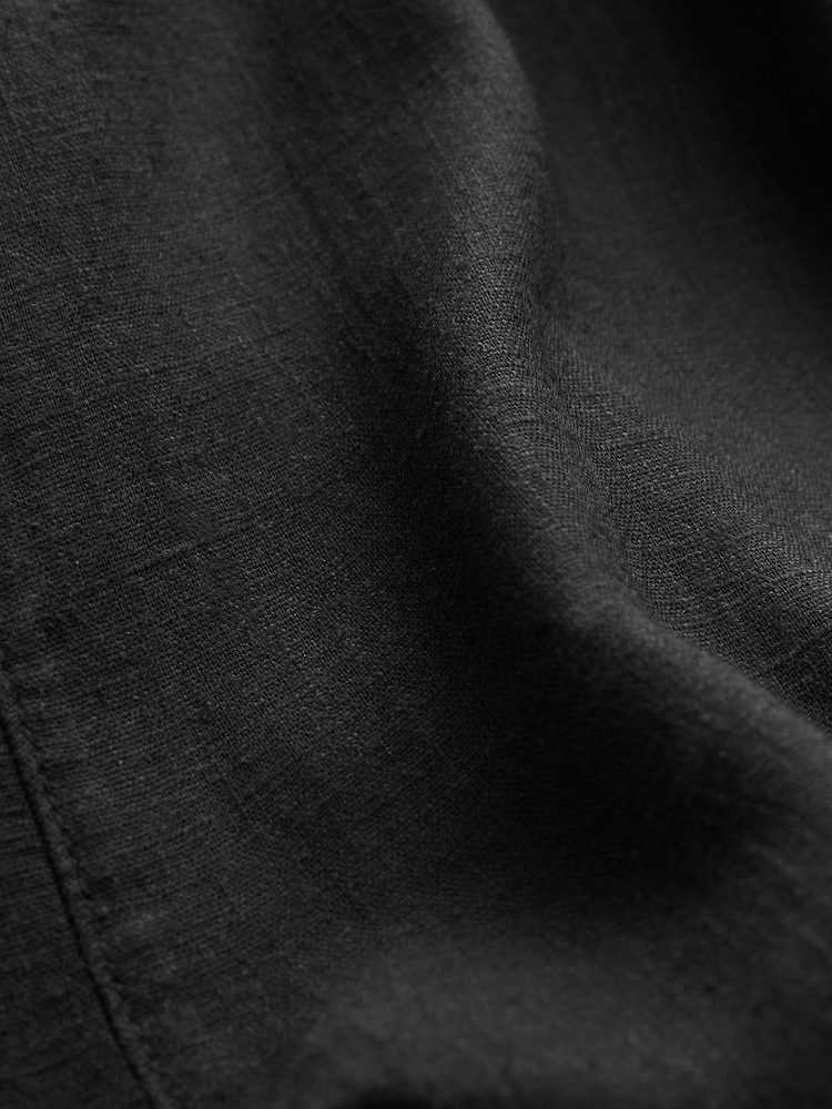 Black Jumpsuit With Linen - Image 2 of 9
