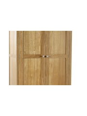 Julian Bowen Oak Mallory Double, 1 Drawer Wardrobe - Image 3 of 3