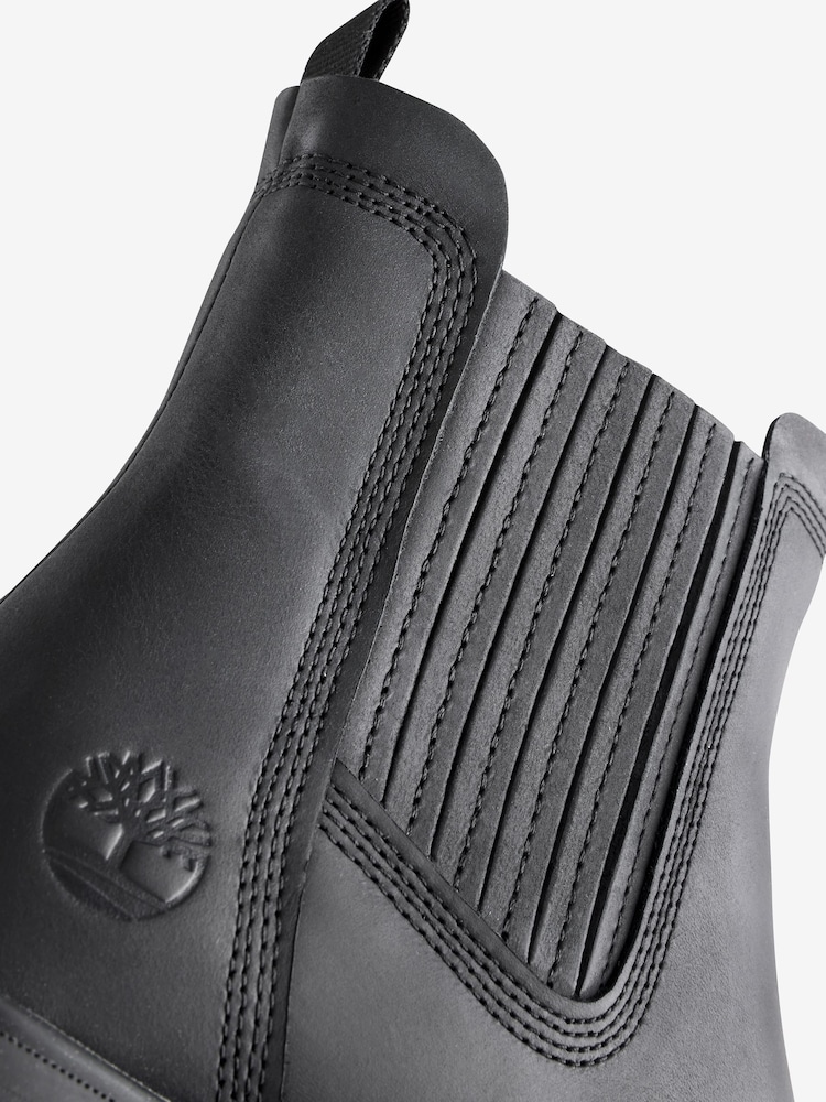 Buy Timberland Black Brimfield Mid Chelsea Boots from Next USA display picture 1