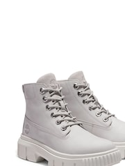 Timberland Grey Greyfield Lace Boots - Image 3 of 8