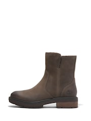 Timberland Brimfield Warm Lined Brown Boots - Image 2 of 8