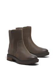 Timberland Brimfield Warm Lined Brown Boots - Image 5 of 8