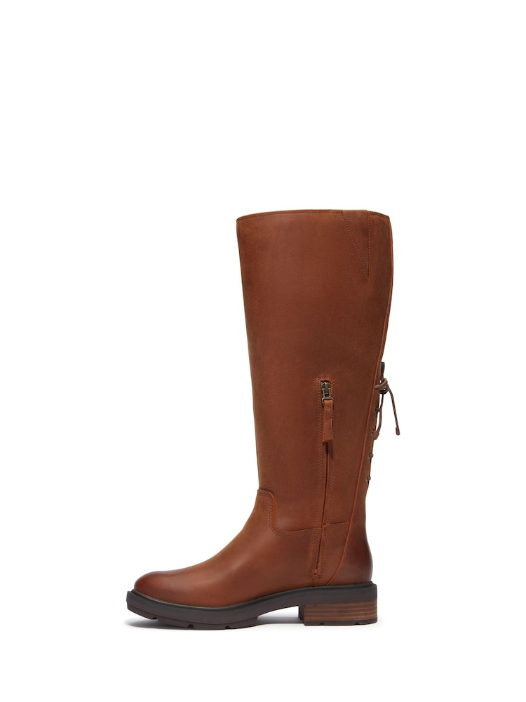 Timberland Brown Brimfield Tall Zip-Up Boots - Image 3 of 8