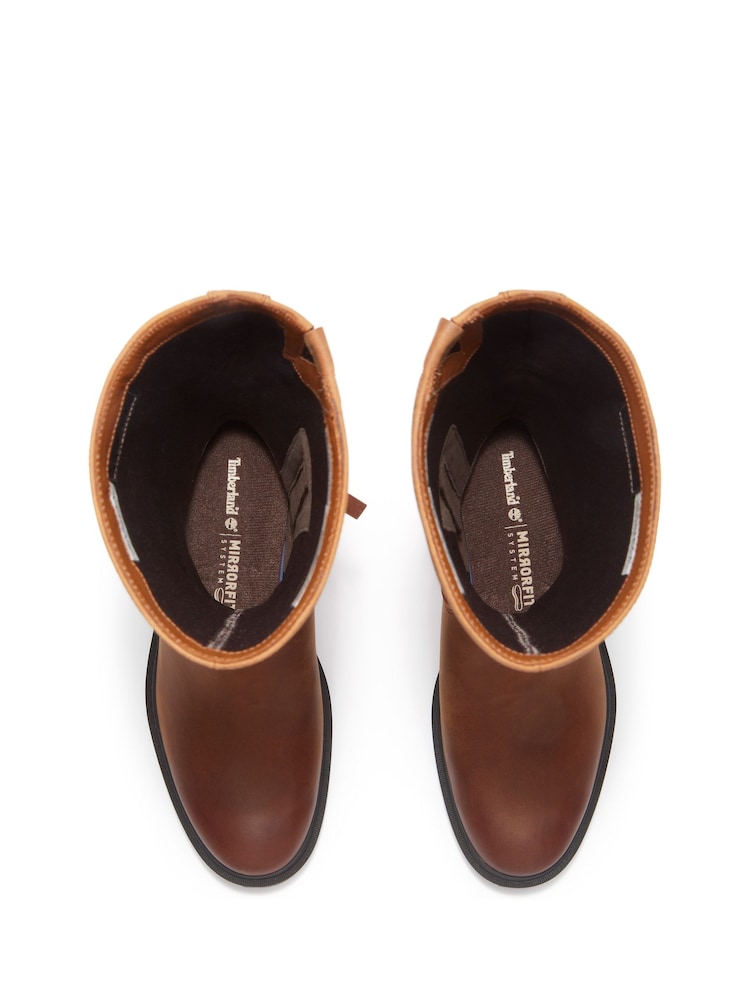 Timberland Brown Brimfield Tall Zip-Up Boots - Image 7 of 8