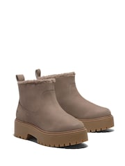 Timberland Warm Lined Street Brown Boots - Image 4 of 9