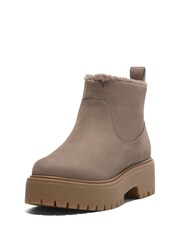 Timberland Warm Lined Street Brown Boots - Image 6 of 9