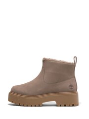 Timberland Warm Lined Street Brown Boots - Image 7 of 9
