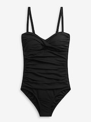 Black Bandeau Tummy Control Swimsuit - Image 5 of 5