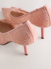 Nude Forever Comfort® Lace Bow Court Heels - Image 5 of 6