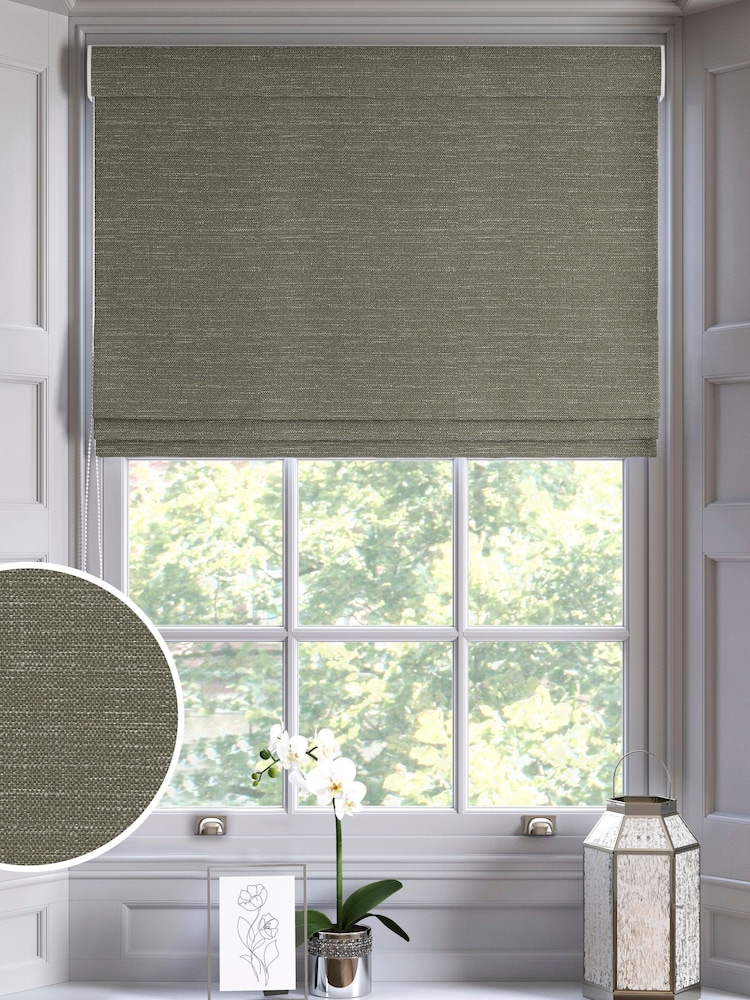 Green Voyage Maison Jasper Made To Measure Roman Blind - Image 1 of 6