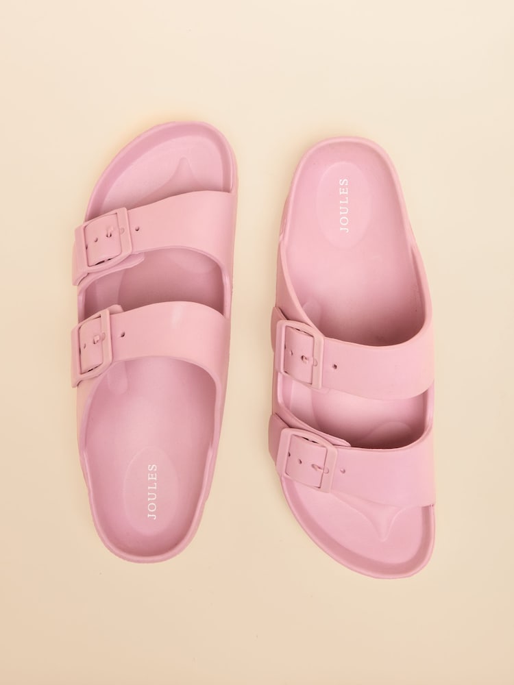 Joules Sunseeker Pink EVA Sliders - Image 3 of 5
