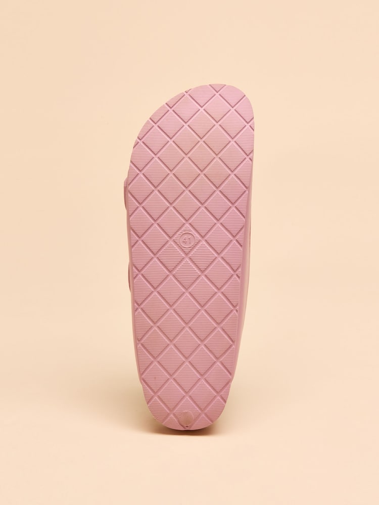 Joules Sunseeker Pink EVA Sliders - Image 4 of 5