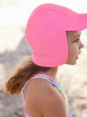 Bright Pink Swim Legionnaire Hat (3mths-10yrs) - Image 3 of 5