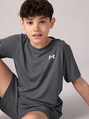 Under Armour Charcoal Grey Tech 20 Short Sleeve T-Shirt - Image 4 of 9