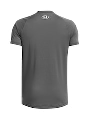 Under Armour Charcoal Grey Tech 20 Short Sleeve T-Shirt - Image 8 of 9