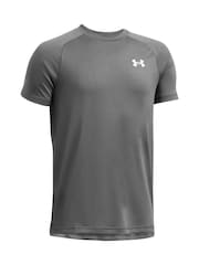 Under Armour Charcoal Grey Tech 20 Short Sleeve T-Shirt - Image 9 of 9