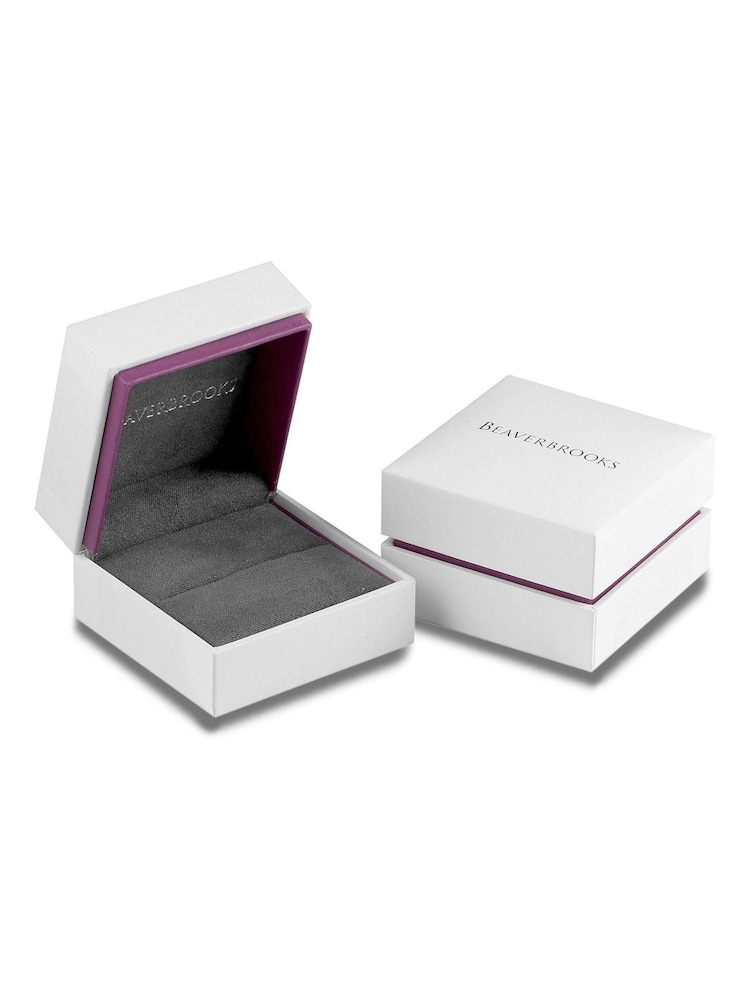Beaverbrooks Oval Brushed And Polished Men's Cufflinks - Image 2 of 5