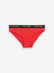 rdeča - Calvin Klein modernih bombažnih bikini spodnjic, komplet 2 - Slika 4 iz 5