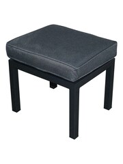Barker and Stonehouse Dark Grey Fierza 6 Seater Corner Set with Rising Table - Image 8 of 8