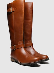 Red Or Dead Rod Radley Leather Hi Leg Boots - Image 2 of 4