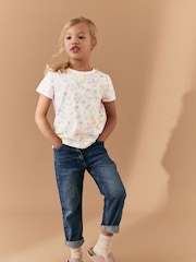 White Unicorn 100% Cotton T-Shirt (3-16yrs) - Image 4 of 8