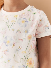 White Unicorn 100% Cotton T-Shirt (3-16yrs) - Image 5 of 8