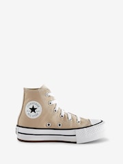 Converse Creame Neutral All Star EVA Lift Junior Trainers - Image 1 of 9