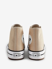 Converse Creame Neutral All Star EVA Lift Junior Trainers - Image 4 of 9