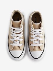 Converse Creame Neutral All Star EVA Lift Junior Trainers - Image 5 of 9