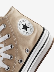 Converse Creame Neutral All Star EVA Lift Junior Trainers - Image 8 of 9