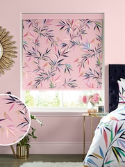 Sara Miller Soft Pink Made to Measure Roller Blinds - Image 1 of 6