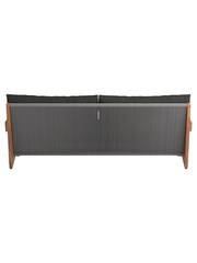 Barker and Stonehouse Grey Rope and Charcoal Cushions Tahiti Teak and Rope 2 Seater Garden Sofa - Image 6 of 6