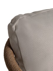 Barker and Stonehouse Natural Weave Ivory White Boracay Garden Lounge Set - Image 7 of 13