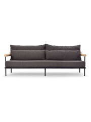 Barker and Stonehouse Black Zanzibar Aluminium 3.5 Seater Garden Sofa - Image 2 of 10