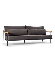Barker and Stonehouse Black Zanzibar Aluminium 3.5 Seater Garden Sofa - Image 3 of 10
