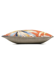 Prestigious Textiles Tango Orange Ventura Tropical Feather Filled 100% Cotton Cushion - Image 3 of 4