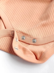 Multi Plain Rib Baby Bodysuits 5 Pack - Image 6 of 7