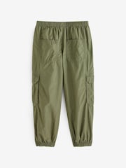 Khaki Green 100% Cotton Parachute Cargo Trousers (3-16yrs) - Image 7 of 8