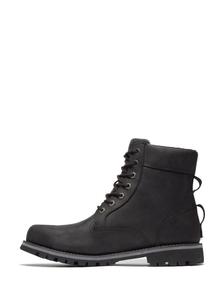 Timberland Rugged Leather Waterproof 6 Inch Boots - Image 3 of 9