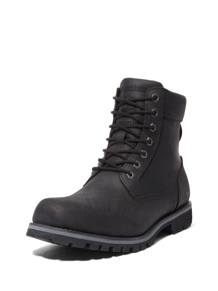 Timberland Rugged Leather Waterproof 6 Inch Boots - Image 5 of 9
