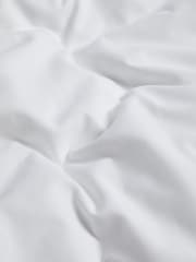 White Fringed Edge 100% Cotton Duvet Cover and Pillowcase Set - Image 5 of 5