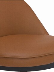Barker and Stonehouse Cognac Quebec Faux Leather Counter Stool - Image 8 of 8