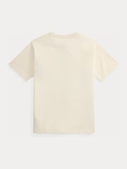 Creme - Polo Ralph Lauren Polo Bear Graphic Jersey T-Shirt - Bild 2 von 3