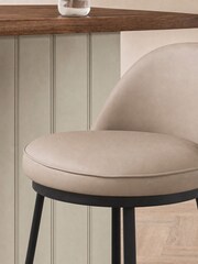 Barker and Stonehouse Taupe Quebec Faux Leather Counter Stool - Image 3 of 4