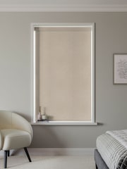 Hazel Natural Lucky Made to Measure Blackout Roller Blind - Image 2 of 6