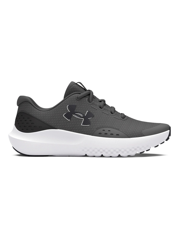 Under Armour Grey Black Surge 4 Trainers - Image 1 of 8