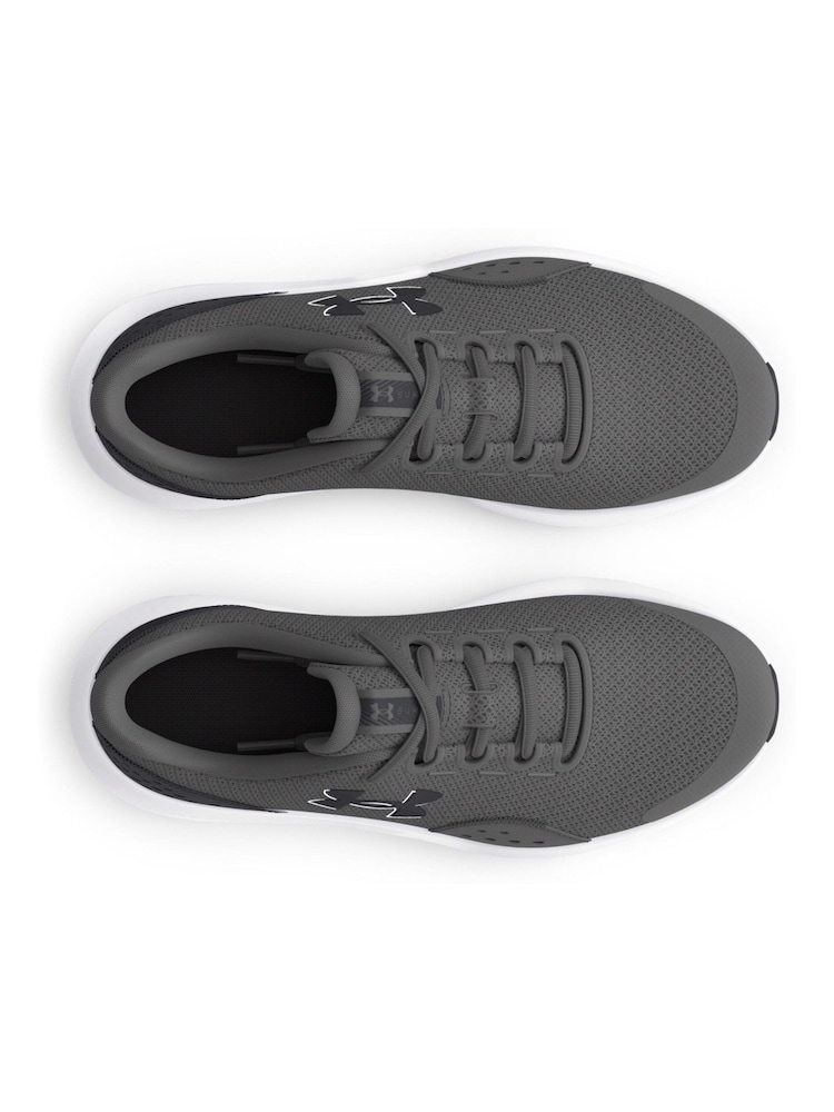 Under Armour Grey Black Surge 4 Trainers - Image 8 of 8